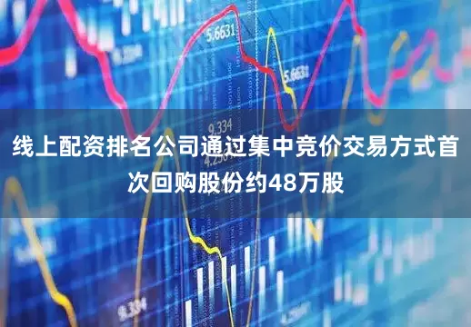 线上配资排名公司通过集中竞价交易方式首次回购股份约48万股