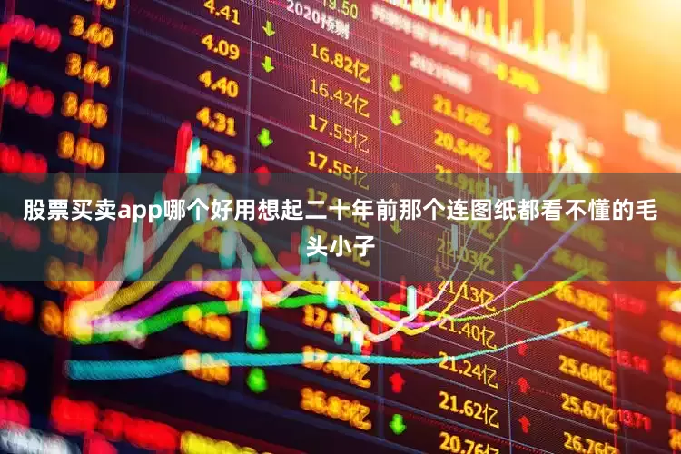 股票买卖app哪个好用想起二十年前那个连图纸都看不懂的毛头小子